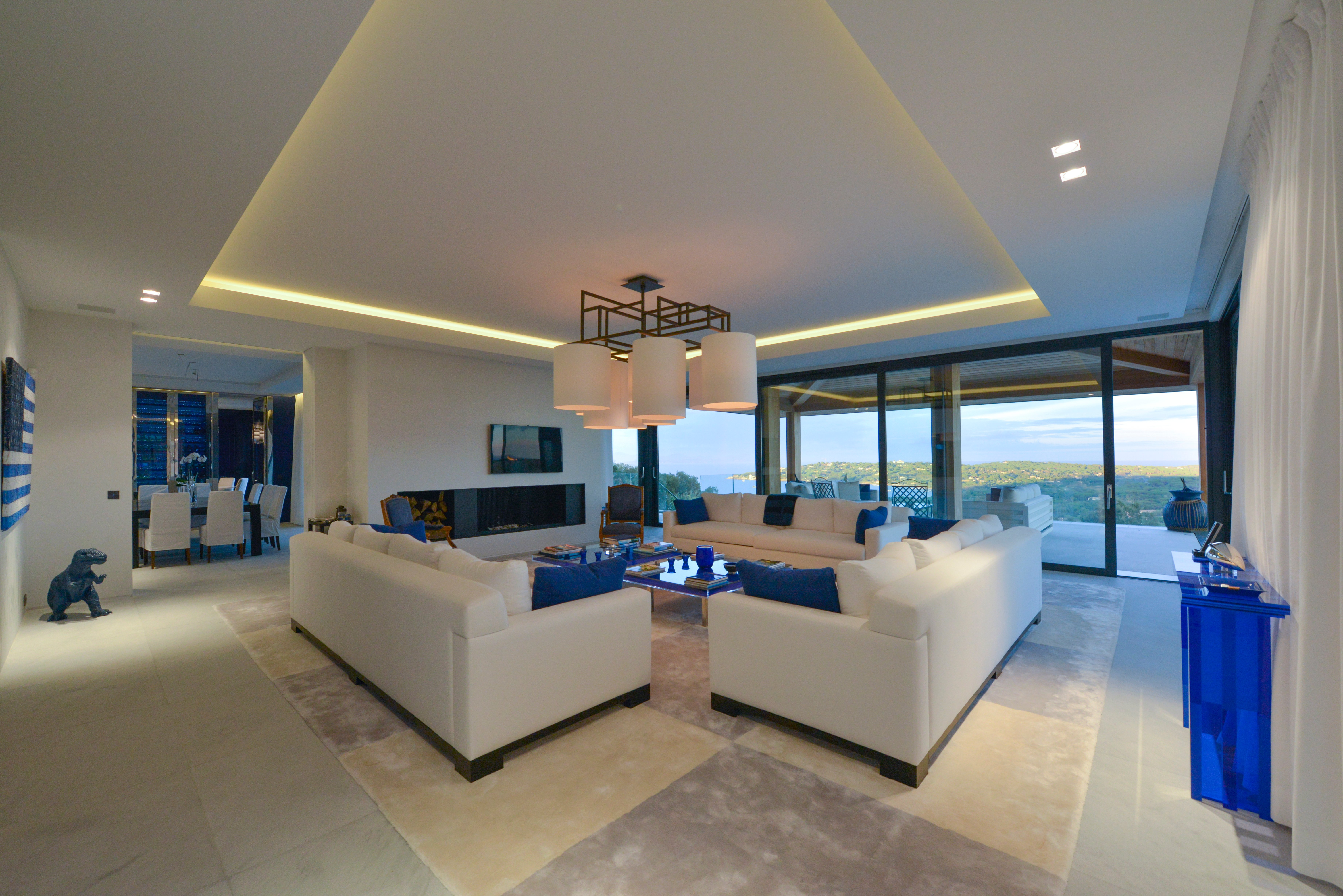 Villa Blu living room